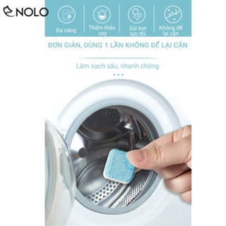 Combo 24 Viên Nén Vuông Vệ Sinh Khử Mùi Lồng Máy Giặt Có Thể Dùng Cho Dòng Máy Cửa Trên Và Cửa Ngang