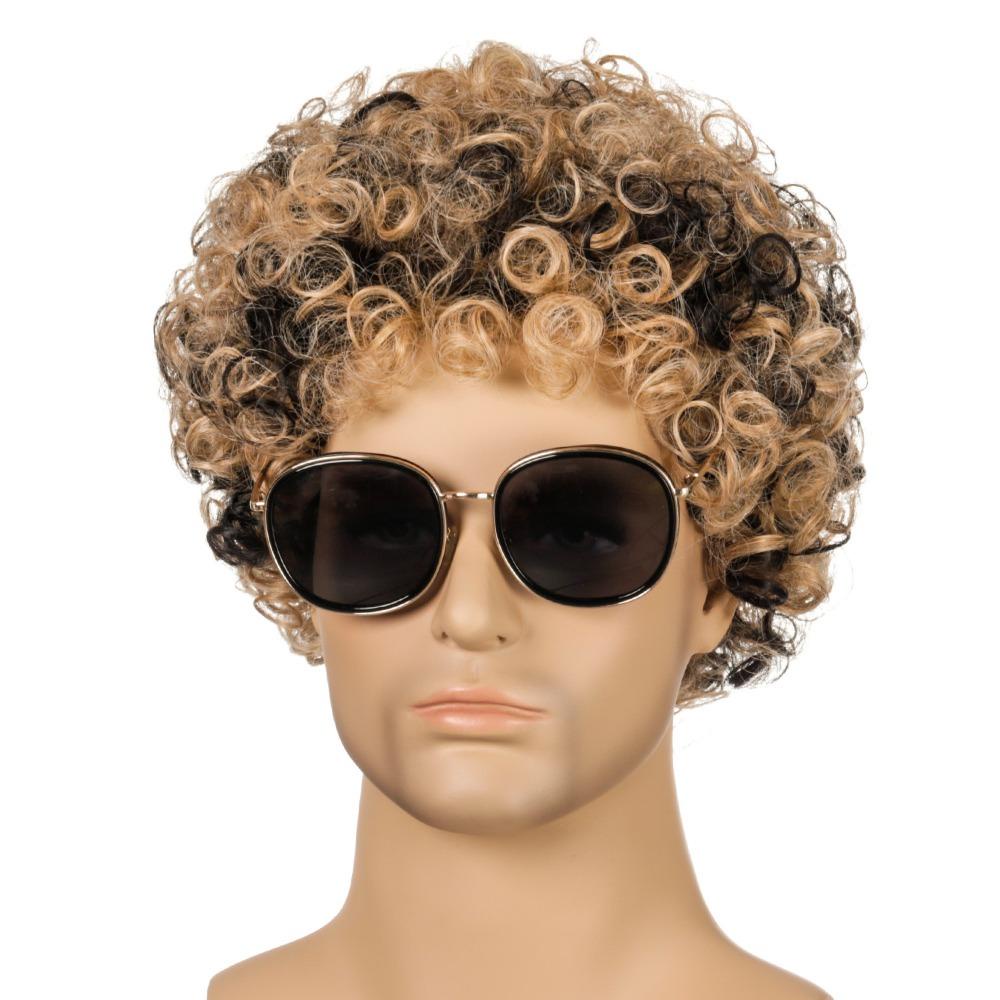 Tóc Giả Hóa Trang VANES1 70s 80s Bằng Sợi Tổng Hợp Chịu Nhiệt Chất Lượng Cao