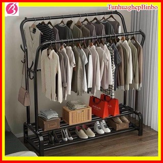 [CÓ HỎA TỐC ] GIÁ TREO QUẦN ÁO MẪU MỚI 3TRONG 1 ĐỂ GIÀY CÓ MẪU TREO MŨ, GIÀN PHƠI QUẦN ÁO GẤP GỌN