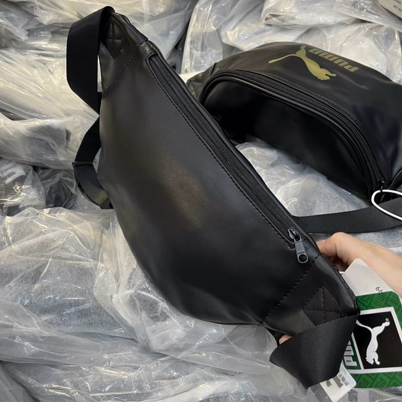 Túi đeo chéo bao tử nam nữ 2 ngăn xuất dư xịn