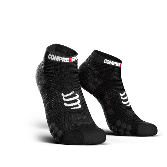 Tất Cổ Ngắn Chạy Địa Hình Compressport V3.0 Màu Hồng, Màu Đen