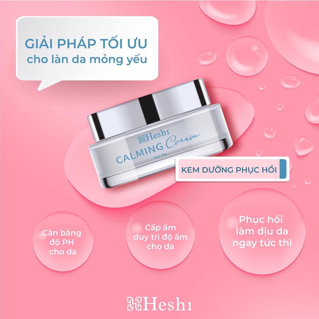 KEM DƯỠNG ẨM PHỤC HỒI HESHI CALMING CREAM