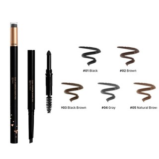 Chì Kẻ Mày Định Hình Đa Năng Vacosi Natural Studio Dual Eyebrow Shape Pen 5ml