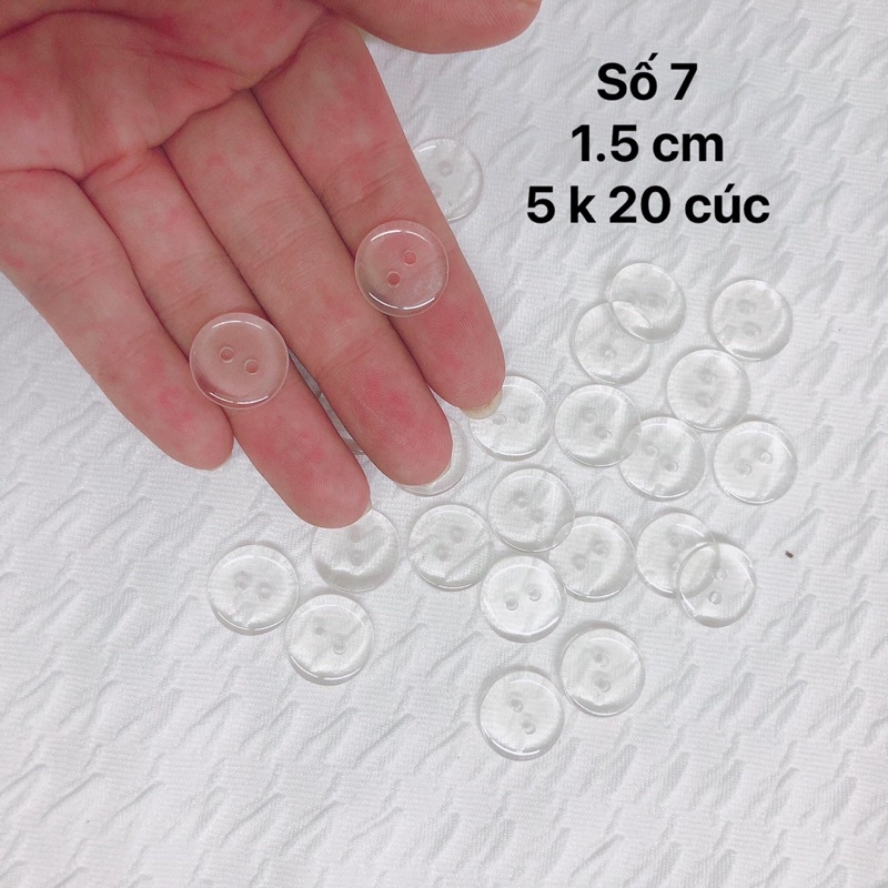 Cúc bọc sẵn loại nhỏ 0,8-1.2 cm