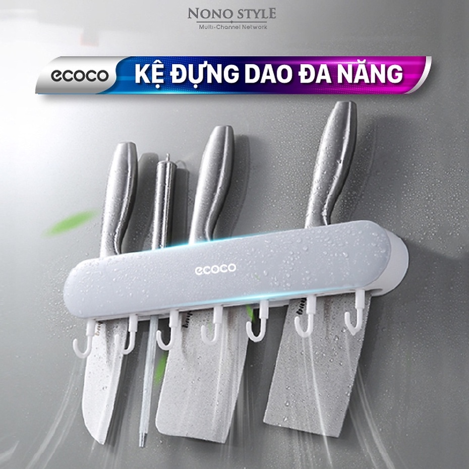 Kệ Cắm Dao ECOCO Thông Minh Dán Tường ZA50
