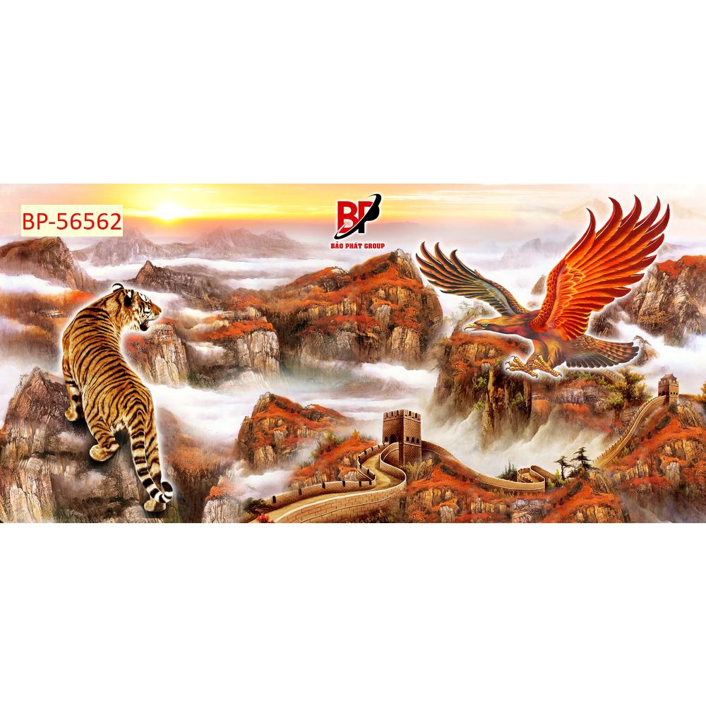 TRANH DÁN TƯỜNG CON HỔ - TRANH CON CỌP - TRANH ĐẠI BÀNG