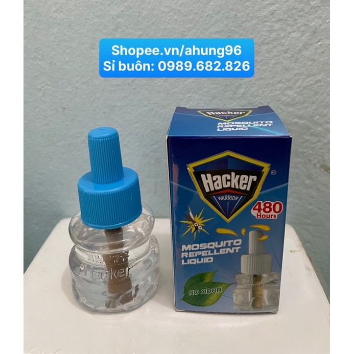 NDH0029 Tinh dầu đuổi muỗi Hacker , tinh dầu Hacker 480h. Chiết xuất từ cây xả, tinh dầu đuổi muỗi hiệu quả AHung96