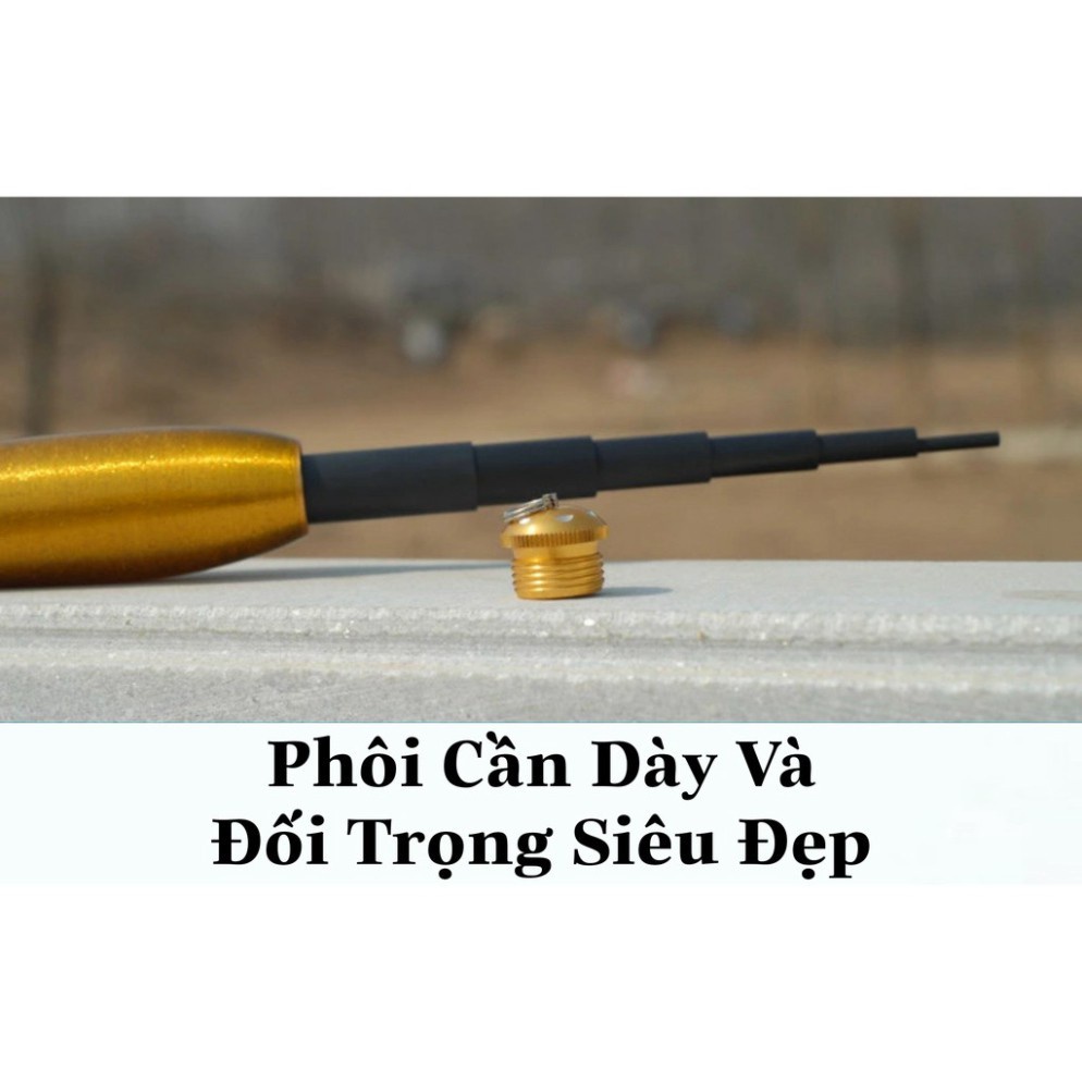 Cần Câu Đài Siêu Dẻo Ánh Kim 2H , Cần Câu Tay   Đồ Câu Văn Chương