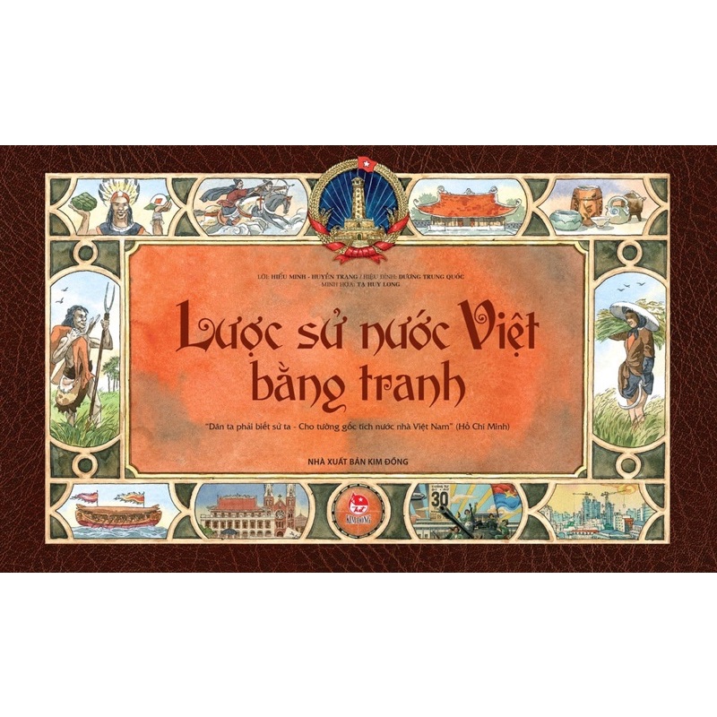 Sách - Lược sử nước Việt bằng tranh ( NXB Kim Đồng)