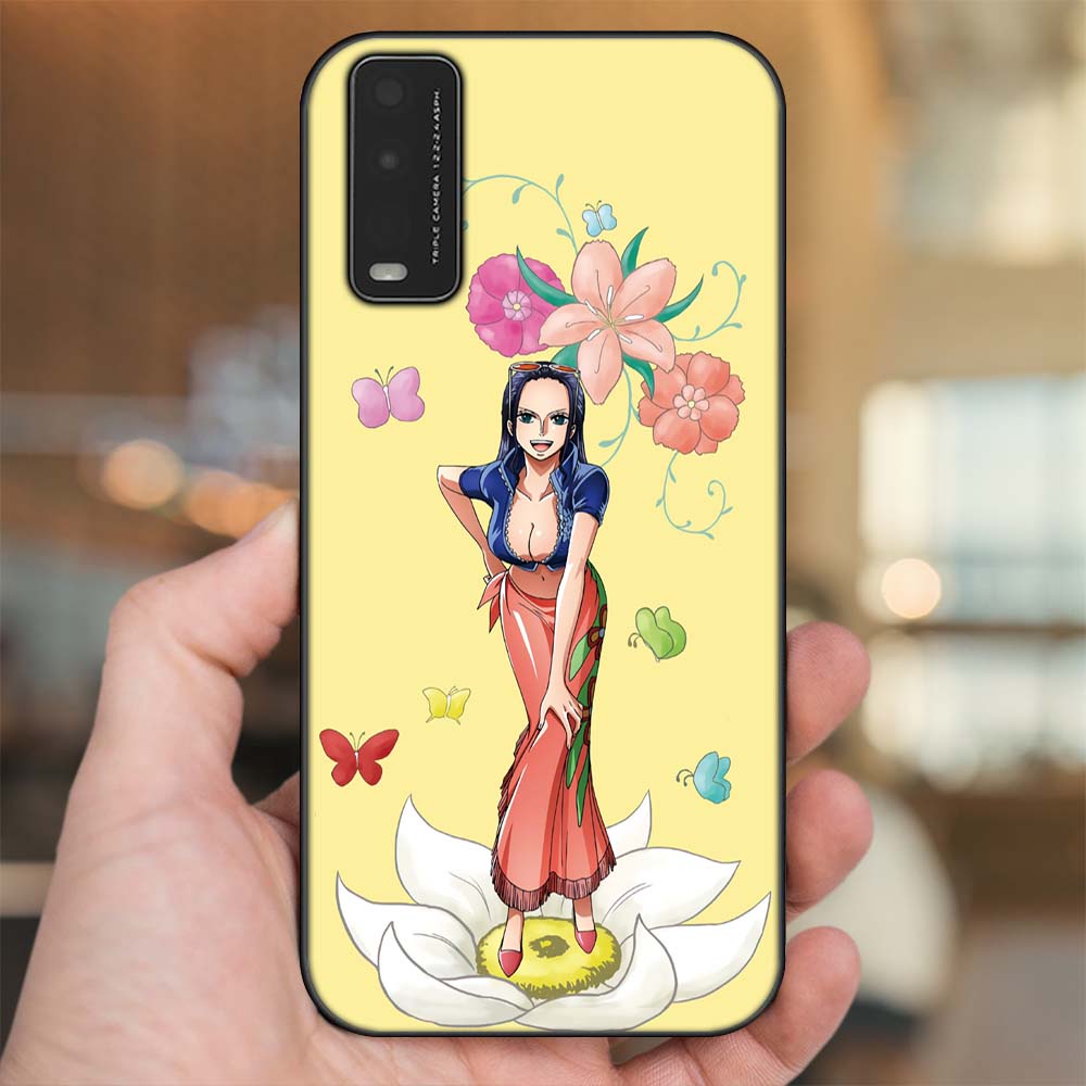 Ốp lưng Vivo Y20, Y20s, Y12s viền đen in hình Nico Robin One Piece Đảo Hải Tặc