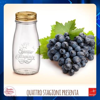 Hũ thủy tinh nắp vặn Quattro 400ml