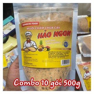 Combo 10 gói túi zip 480g muối chấm chua cay hảo ngon/ songchi food