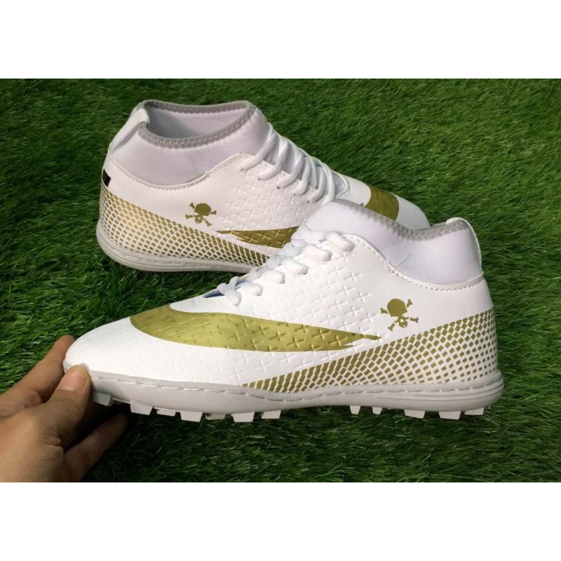 Giày đá bóng sâm cỏ nhân tạo SUPERFLY_MINO cổ cao_Dòng ôm chân_may đế