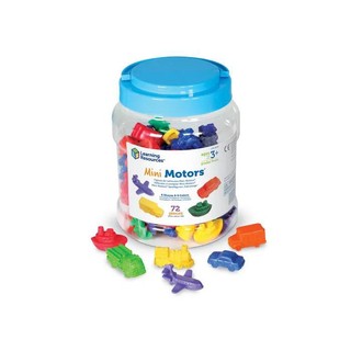  Bộ học đếm động cơ mini - Mini Motors Counters, set 72 chi tiết - Learning Resources