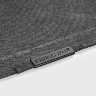 Grimm DC Áo wash | Contrast tee // Black-grey