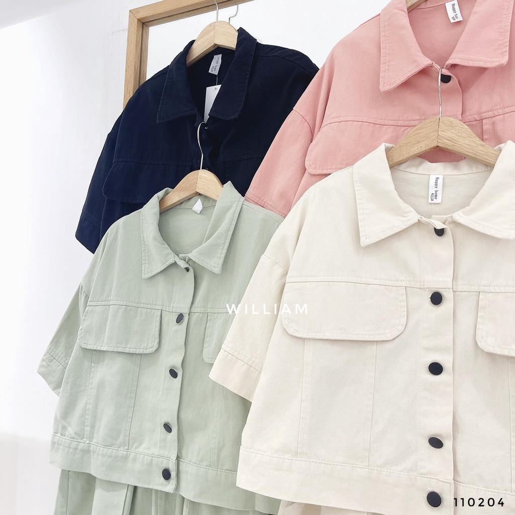 Set bộ kaki ngắn 2108