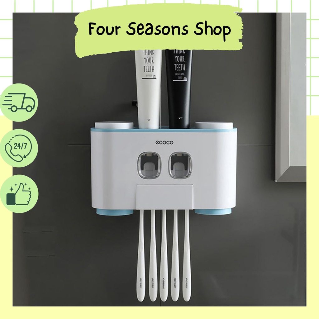 Kệ Để Bàn Chải Đánh Răng Đa Năng Ecoco