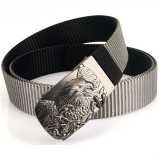 Thắt lưng Nam_Mặt Đại bàng mạnh mẽ_Dây dù siêu bền _Khóa tự động chắc chắn, tiện dụng - Dây lưng Nam vải Canvas (ĐBM)