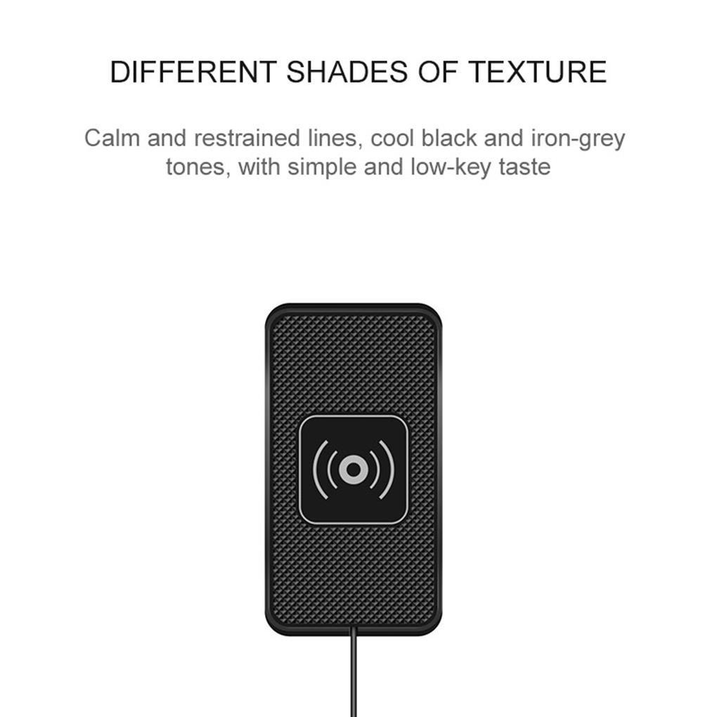 Đệm Sạc Xe Hơi Hai Trong Một 7 5W Chống Sốc Chống Trượt An Toàn Chuyên Dụng