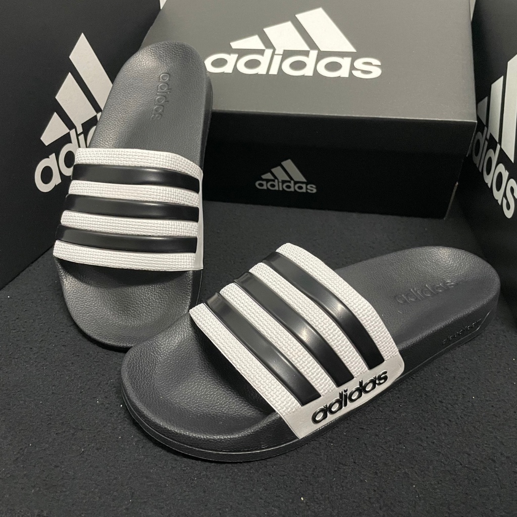 Dép Adidas Adilette Shower đen trắng/ Dép quai ngang nam nữ đẹp-nhẹ chất lượng thời trang 2023