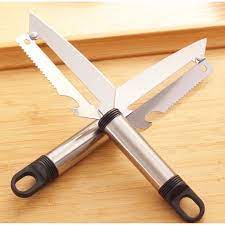 Dao nạo gọt rau củ quả 2 lưỡi đa năng bằng thép không gỉ tiện dụng