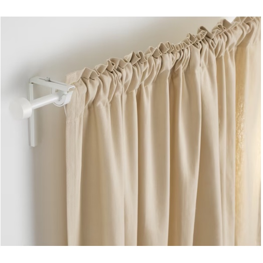 Bộ thanh treo rèm 70-120/120-210 kèm đỡ RÄCKA IKEA chính hãng