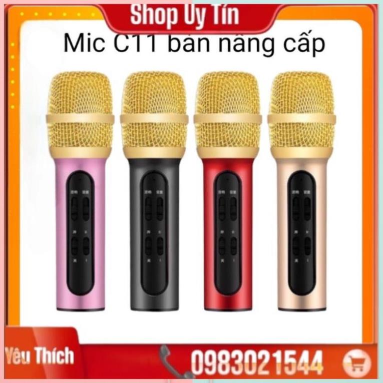 Mic thu âm livestrem C11 bản nâng cấp, tặng kèm tai nghe