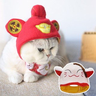 MŨ COSPLAY TẠO HÌNH THẦN TÀI CHO MÈO DƯỚI 8KG SIÊU ĐÁNG YÊU