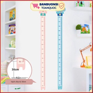 Decal dán tường thước đo chiều cao trẻ em bé hình con vật cute 🌺𝐁𝐀𝐍𝐁𝐔𝐎𝐍𝐒𝐈𝐓𝐎𝐀𝐍𝐐𝐔𝐎𝐂🌺 Giấy Dán Tường Cao Cấp