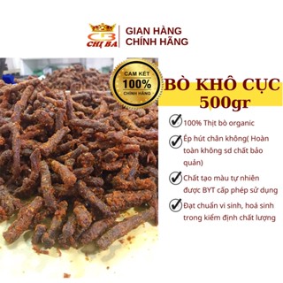 Khô Bò Que Bò khô Cục 500g Đặc Sản Tây Nguyên Chị Ba Gia Lai