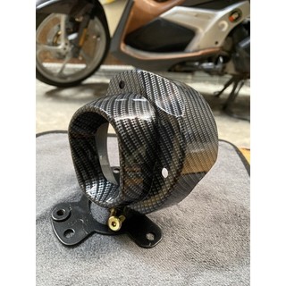 Chụp pô TFX carbon gắn exciter150 gắn cho pô zin