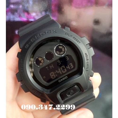 Đồng Hồ Casio DW-6900BB-1DR | G-Shock | Dây Nhựa Phiên Bản Đen Đặc Biệt | Chống Va Đập | Chống Nước WR20BAR