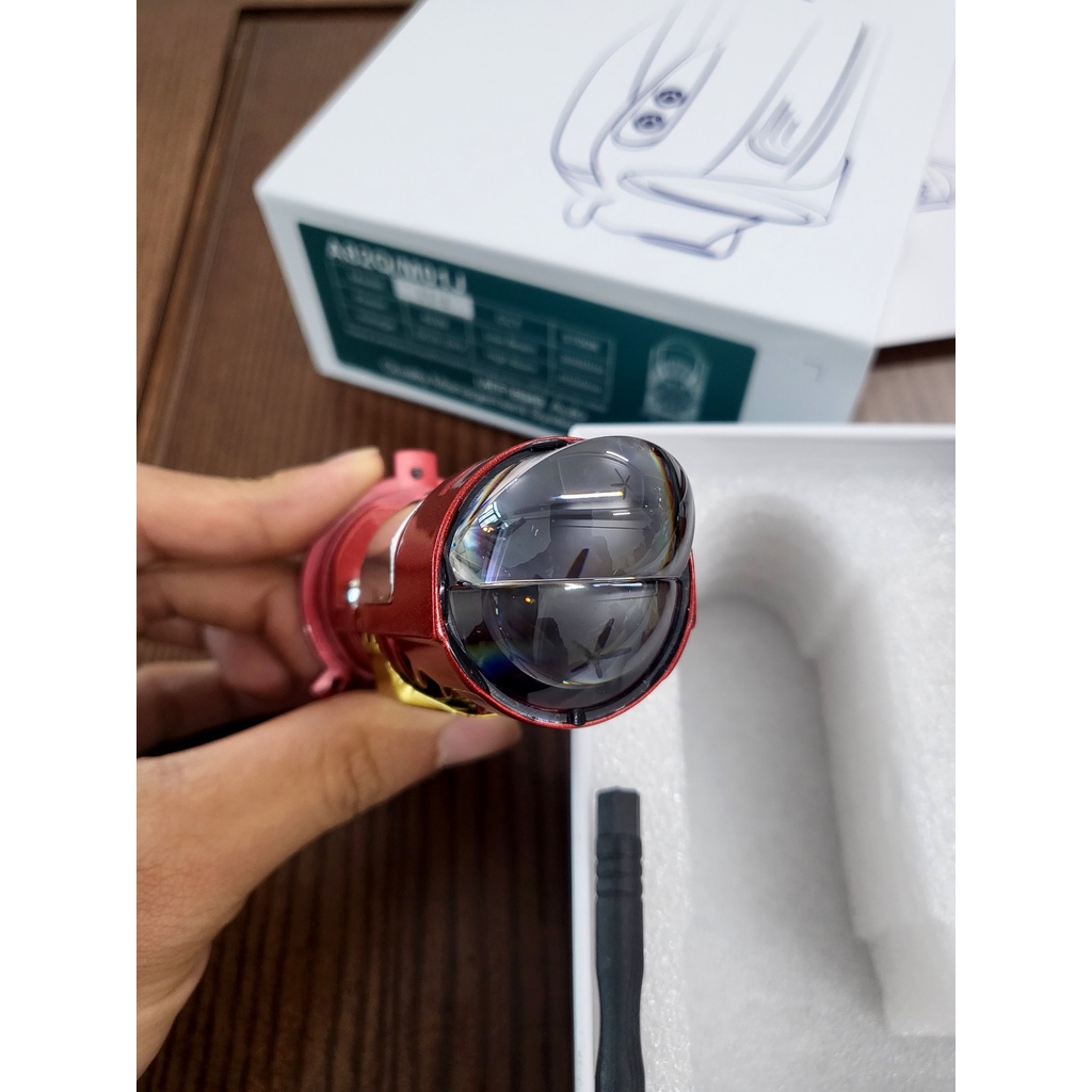 Đèn Pha Led Bi Cầu Xe Máy H4 M01J Bản Chíp Osram - 40w