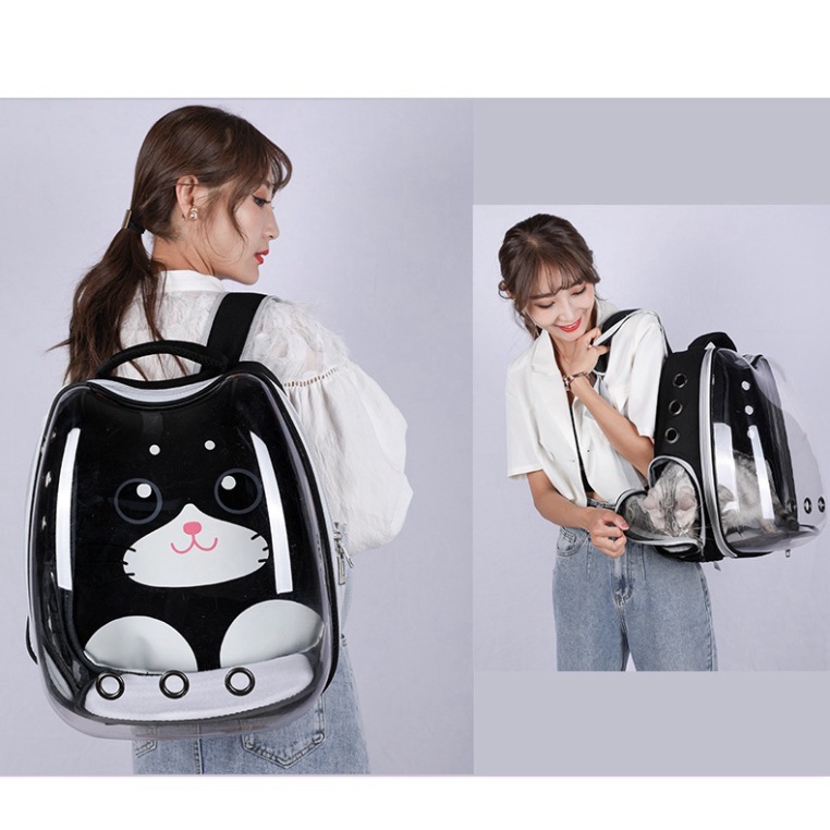 [ Xả lỗ] Balo Vận Chuyển Chó Mèo, Balo Phi Hành Gia Trong Suốt Nhiều Mẫu Mã Hàng Xịn