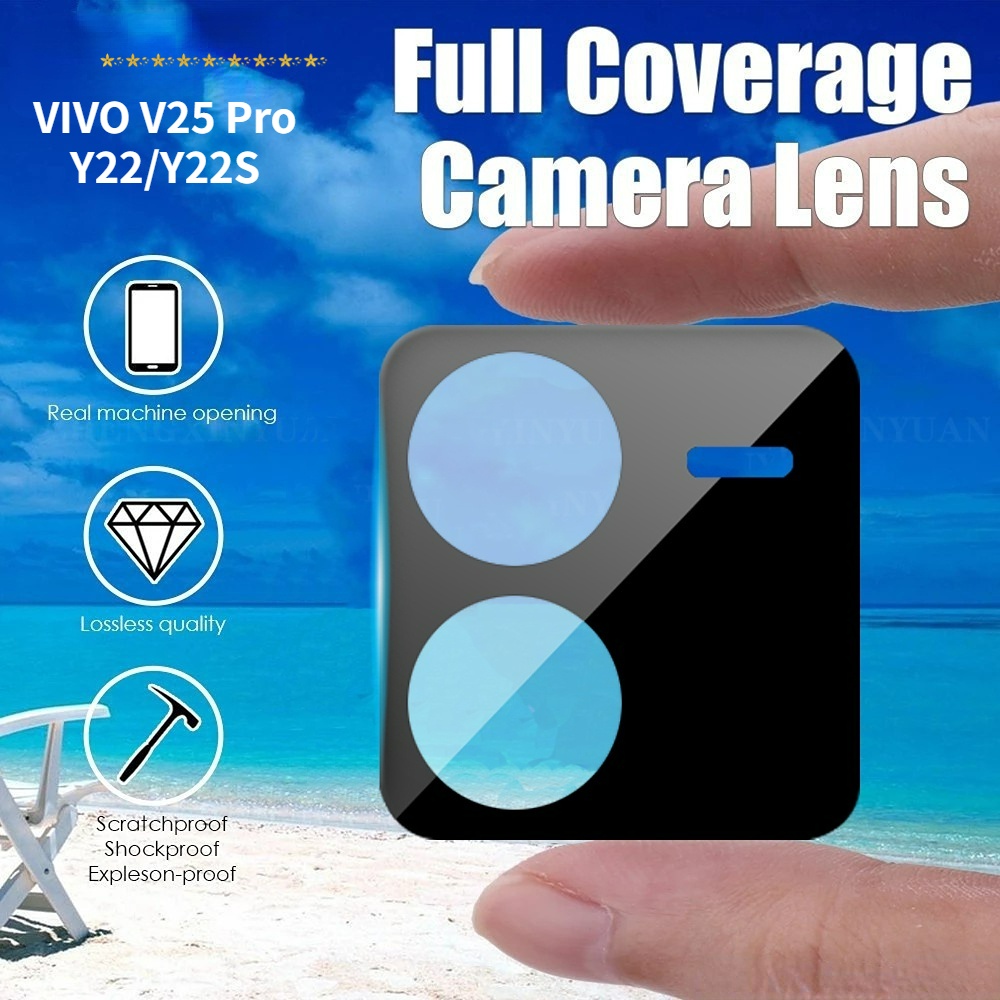 Set 3 Kính Cường Lực Bảo Vệ Camera Điện Thoại VIVO V25 Pro V25Pro Y22 Y22S 5G 2022 VIVOY22 S Y 22