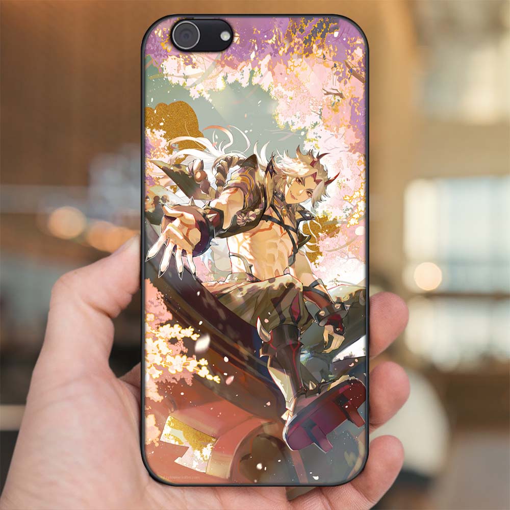 Ốp lưng Vivo Y53, Y69, Y71, Y81, Y83 viền đen in hình Arataki Itto Genshin Impact