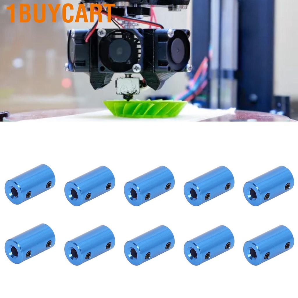 1buycart 10Pcs Shaft Coupling Stepper Motor Coupler 14mm Diameter 25mm Length Joint Connector