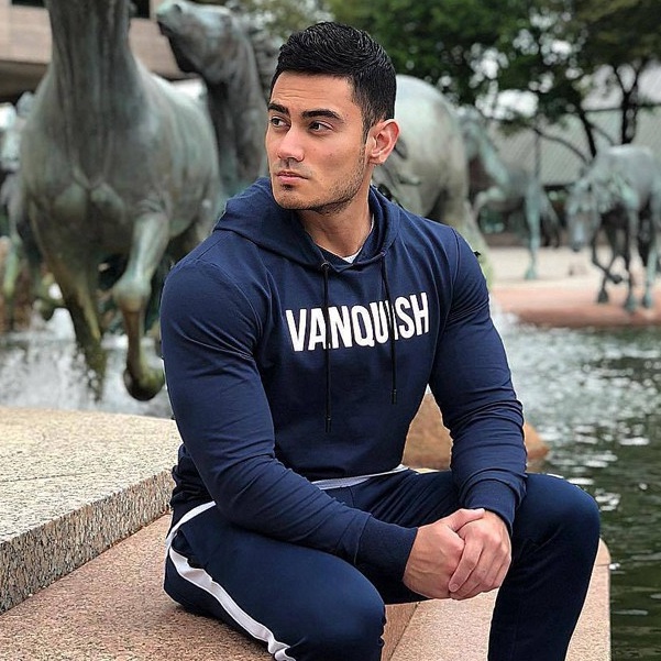 Áo Hoodie Thể Thao Chất Liệu Cotton Giản Dị Thời Trang Dành Cho Nam