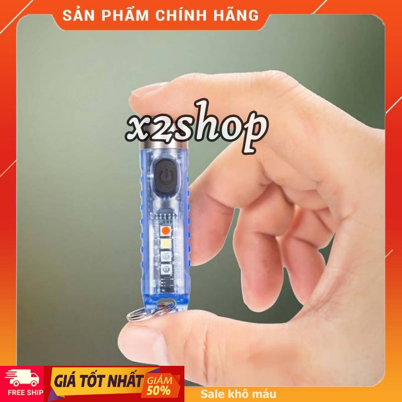 Đèn Pin Móc Khóa Mini LED S11 Mẫu Mới Chống Nước Cắm Trại Siêu Sáng 500 Lumens