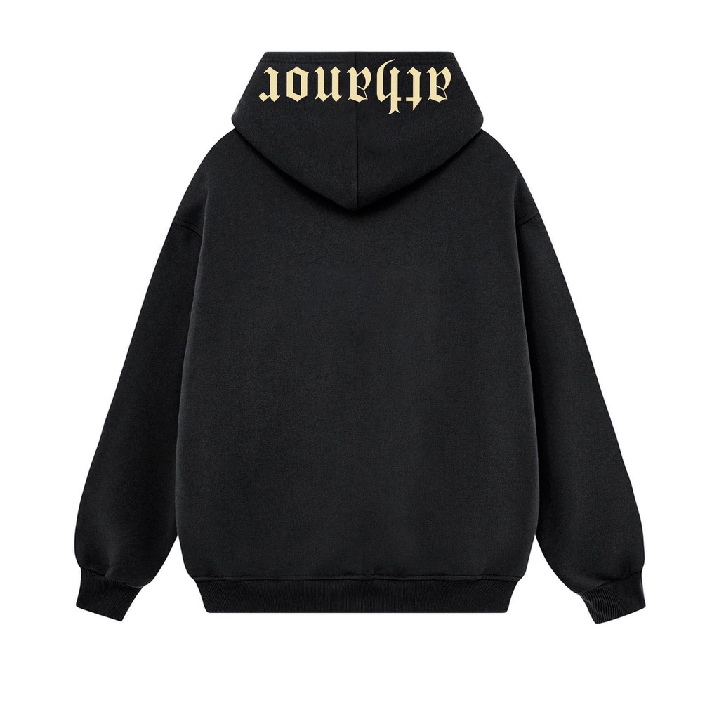 Áo Hoodie Athanor Mũ Trùm 2 Lớp Form Unisex Nỉ Bông dày dặn