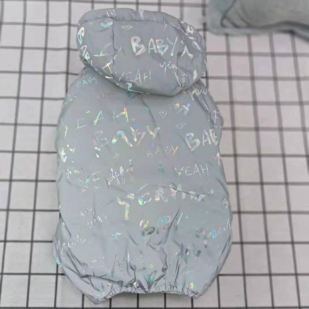 Norman Bộ Áo Liền Quần Cotton Bốn Ống Chân Chống Thấm Nước In Chữ Dành Cho Cún Cưng Cỡ Nhỏ Và Vừa