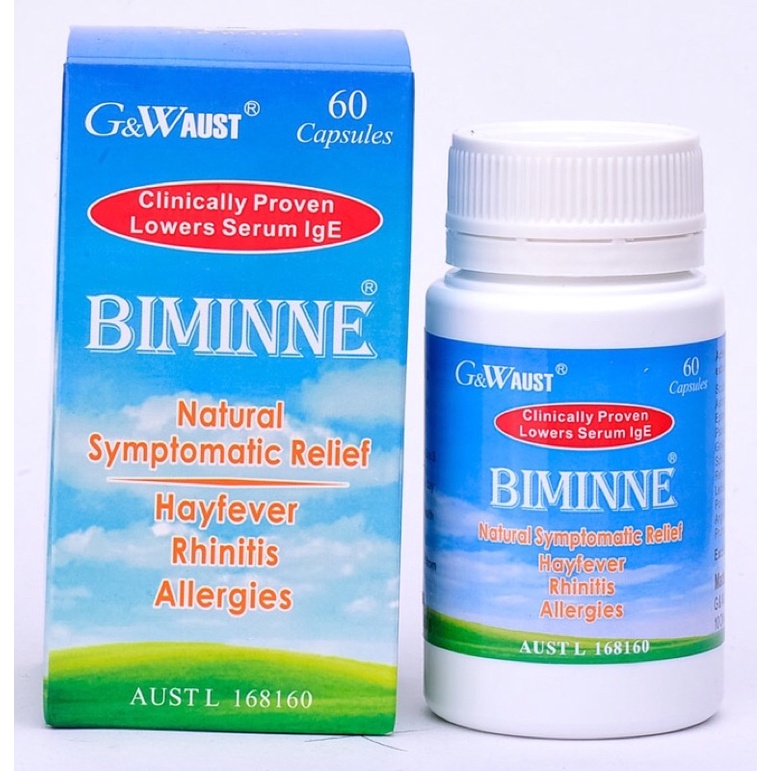BIMINNE hỗ trợ viêm mũi dị ứng ,viêm xoang