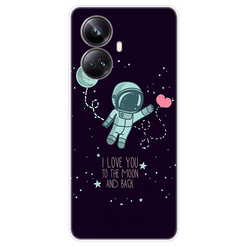 Ốp Điện Thoại TPU Dẻo Họa Tiết Hoạt Hình Dễ Thương Cho Realme 10 Pro + Realme 10Pro Plus