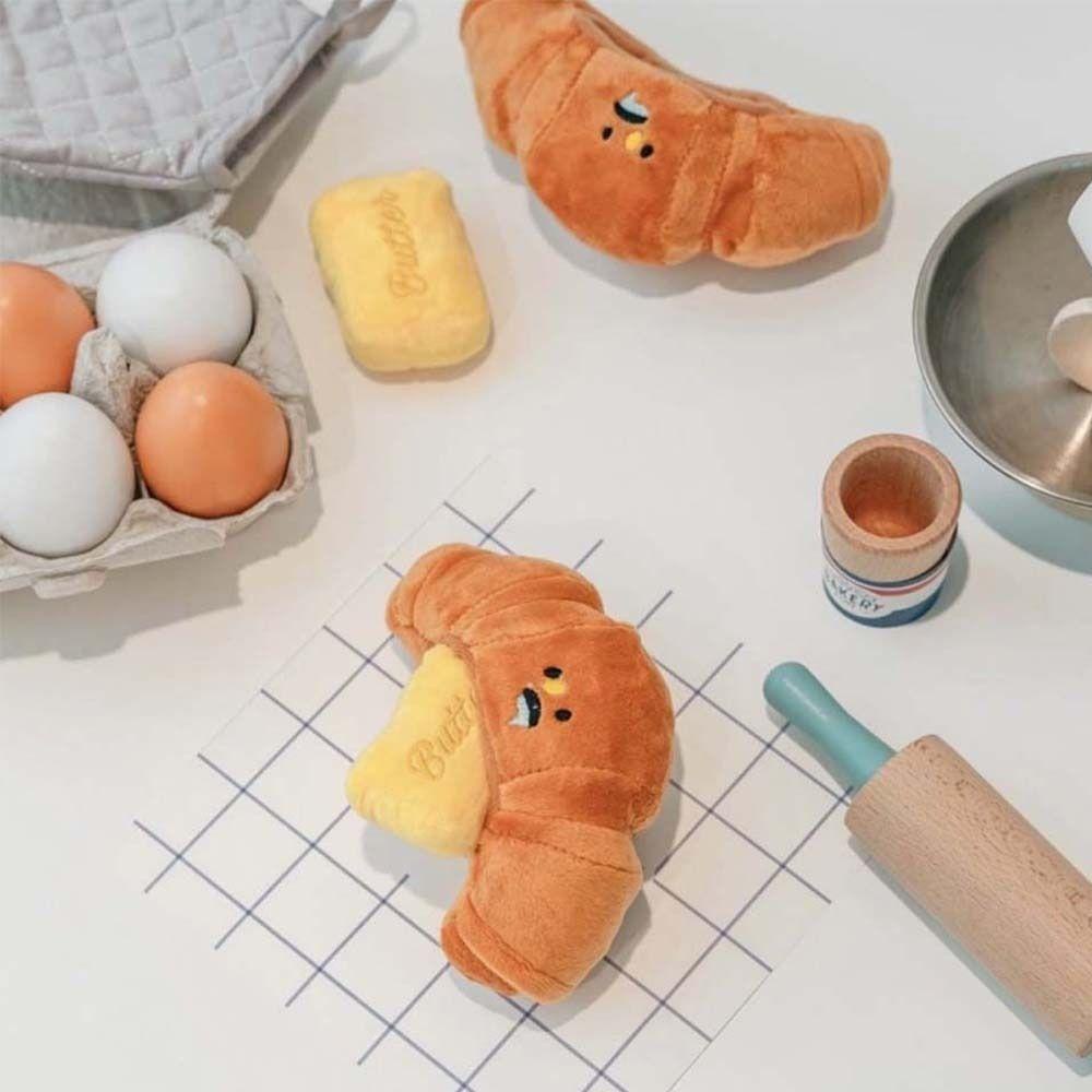 LANFY Đồ Chơi Nhồi Bông Hình Bánh Mì Sniffing Độc Đáo Cho Thú Cưng