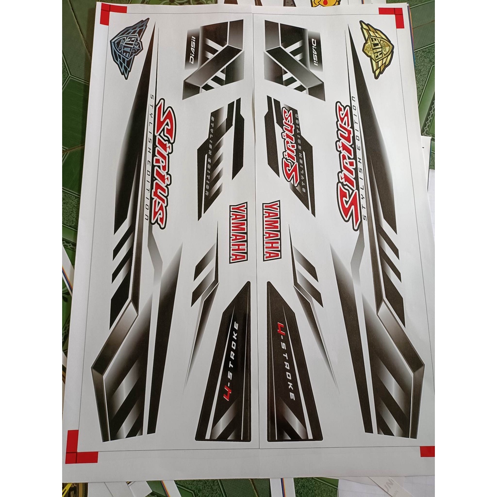 Tem rời sirius đen trắng