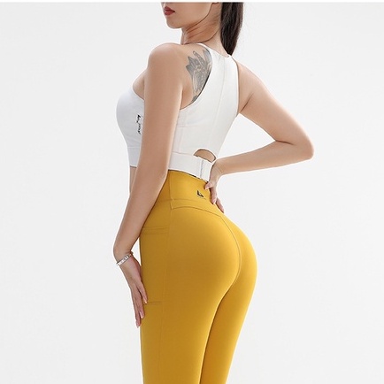 Bra Áo Tập YOGA Thể Thao Áo Yếm Croptop Naqi B-708 Thun Poly Cấp Cấp Mút Lót Xịn Tháo Rời