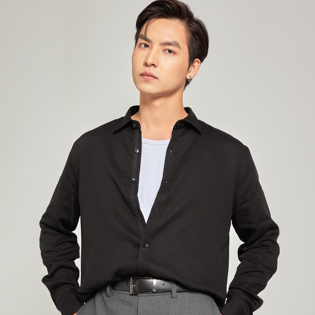 Áo sơ mi dài tay lịch lãm mềm mịn Highway (Menswear) Alfie