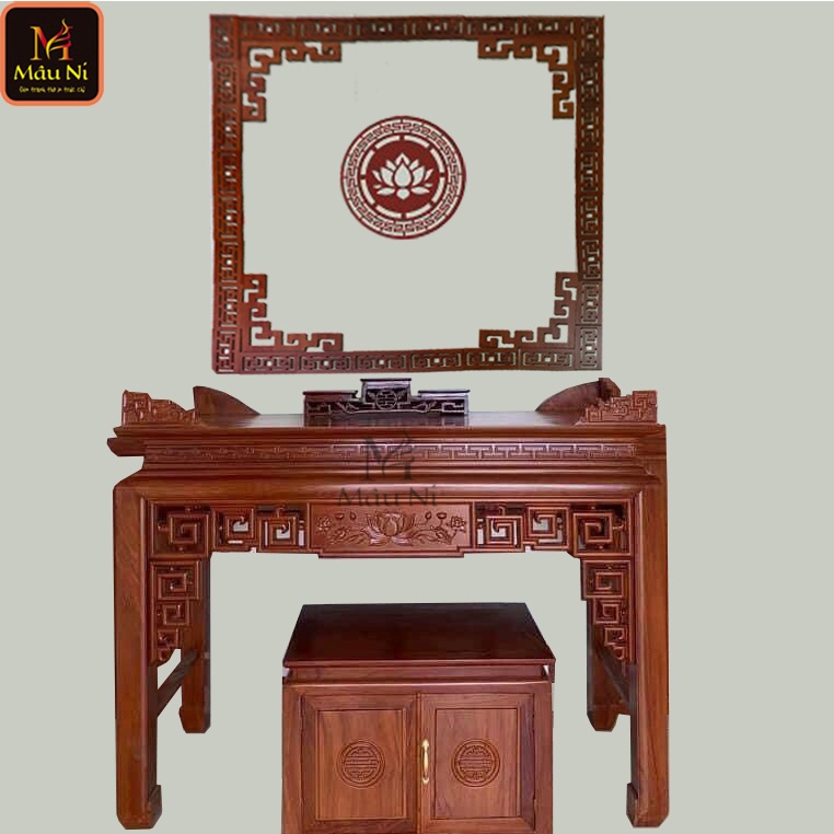 Đẹp - MÂU NI - Viền dán trang trí bàn thờ gỗ mdf phủ melamin - mẫu đẹp