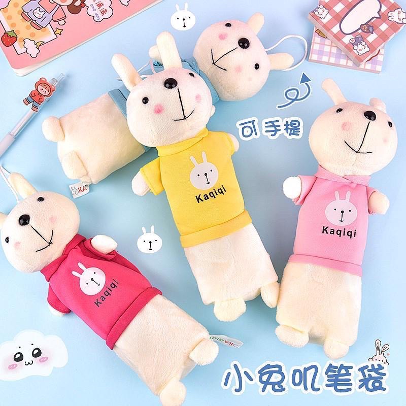 Bóp viết thỏ thú bông Kaqiqi, bóp viết cute, bóp viết thú