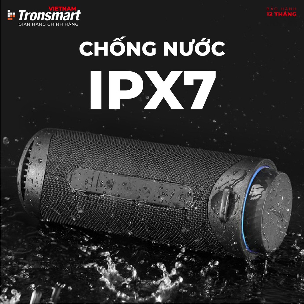 Loa Bluetooth Tronsmart T7 Công suất 30W - Chống nước IPX7 – Âm thanh siêu trầm - Hàng chính hãng - Bảo hành 12 tháng